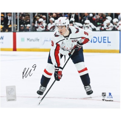 Ryan Leonard Washington Capitals Autographed Fanatics Authentic 8 x 10 NHL Debut Photograph