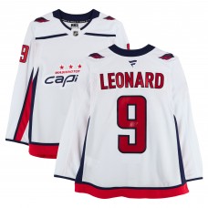 Ryan Leonard Washington Capitals Autographed Fanatics Authentic White Fanatics Premium Jersey