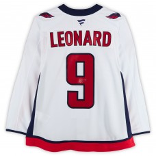Ryan Leonard Washington Capitals Autographed Fanatics Authentic White Fanatics Premium Jersey