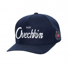 Бейсболка Washington Capitals Alexander Ovechkin Mitchell & Ness Navy All Time Goals Pro Crown
