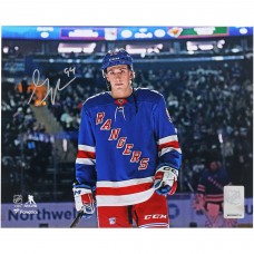 Gabe Perreault New York Rangers Autographed Fanatics Authentic 8 x 10 NHL Debut Photograph Gabe Perreault New York Rangers Autographed Fanatics Authentic 8 x 10 NHL Debut Photograph