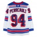 Gabe Perreault New York Rangers Autographed Fanatics Authentic White Fanatics Premium Jersey