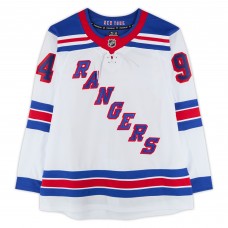 Gabe Perreault New York Rangers Autographed Fanatics Authentic White Fanatics Premium Jersey