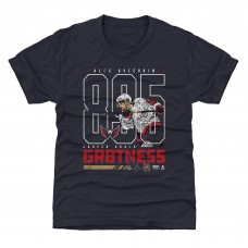 Детская футболка Washington Capitals Alexander Ovechkin 500 Level Navy NHL All-Time Leading Goal Scorer Outline
