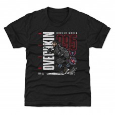 Детская футболка Washington Capitals Alexander Ovechkin 500 Level Black NHL All-Time Leading Goal Scorer Throwback
