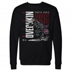 Кофта Washington Capitals Alexander Ovechkin 500 Level Black NHL All-Time Leading Goal Scorer Throwback