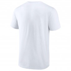 Los Angeles Kings White 2025 Stanley Cup Playoffs Logo T-Shirt
