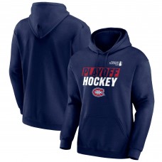 Montreal Canadiens Navy 2025 Stanley Cup Playoffs Breakout Pullover Hoodie