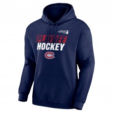 Montreal Canadiens Navy 2025 Stanley Cup Playoffs Breakout Pullover Hoodie