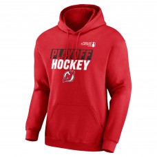 New Jersey Devils Red 2025 Stanley Cup Playoffs Breakout Pullover Hoodie
