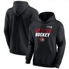 Ottawa Senators Black 2025 Stanley Cup Playoffs Breakout Pullover Hoodie