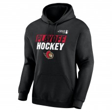 Ottawa Senators Black 2025 Stanley Cup Playoffs Breakout Pullover Hoodie