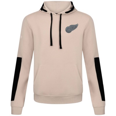 Detroit Red Wings Levelwear Khaki Bombay Response Pullover Hoodie
