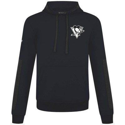 Pittsburgh Penguins Levelwear Black Bombay Response Pullover Hoodie