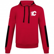 Calgary Flames Levelwear Red Bombay Response Pullover Hoodie