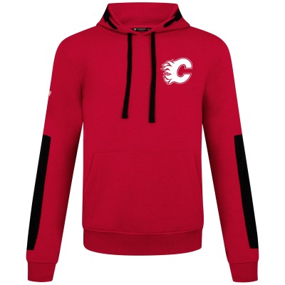 Calgary Flames Levelwear Red Bombay Response Pullover Hoodie
