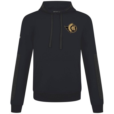 Ottawa Senators Levelwear Black Bombay Response Pullover Hoodie