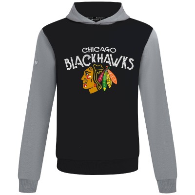 Толстовка Chicago Blackhawks Levelwear Black/Gray Ultimate Mission
