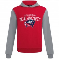 Columbus Blue Jackets Levelwear Red/Gray Ultimate Mission Pullover Hoodie