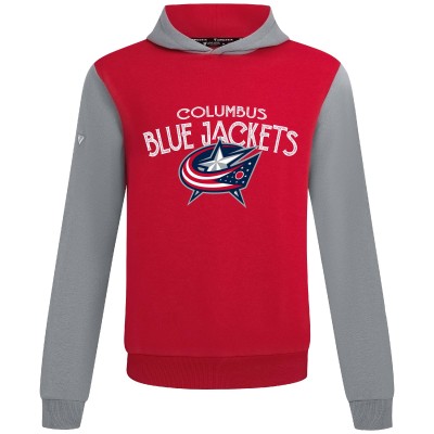 Columbus Blue Jackets Levelwear Red/Gray Ultimate Mission Pullover Hoodie