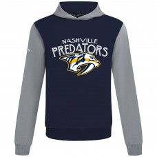 Nashville Predators Levelwear Navy/Gray Ultimate Mission Pullover Hoodie