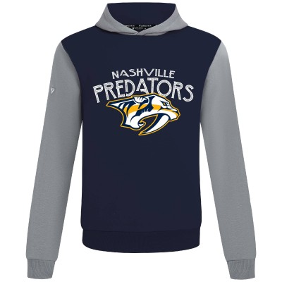 Nashville Predators Levelwear Navy/Gray Ultimate Mission Pullover Hoodie