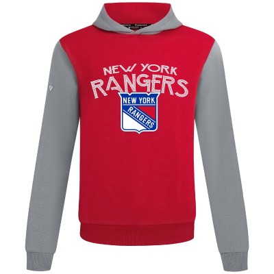 Толстовка New York Rangers Levelwear Red/Gray Ultimate Mission