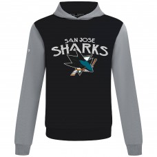 Толстовка San Jose Sharks Levelwear Black/Gray Ultimate Mission