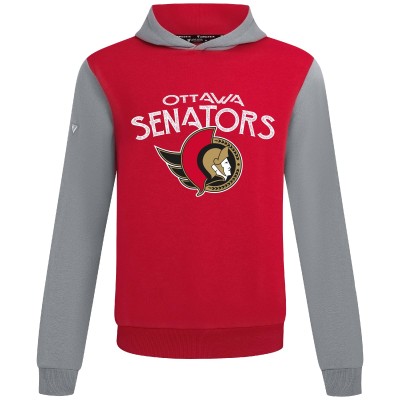 Ottawa Senators Levelwear Red/Gray Ultimate Mission Pullover Hoodie