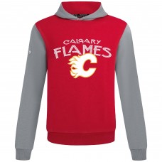 Calgary Flames Levelwear Red/Gray Ultimate Mission Pullover Hoodie