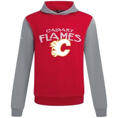 Calgary Flames Levelwear Red/Gray Ultimate Mission Pullover Hoodie