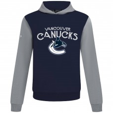 Vancouver Canucks Levelwear Navy/Gray Ultimate Mission Pullover Hoodie