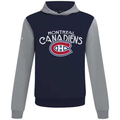 Montreal Canadiens Levelwear Navy/Gray Ultimate Mission Pullover Hoodie