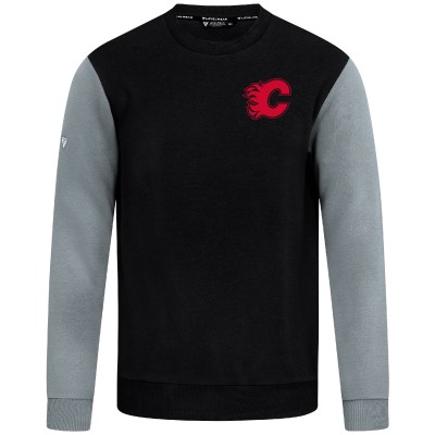 Calgary Flames Levelwear Black/Gray Ultimate Response Sweatshirt