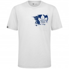 Футболка Toronto Maple Leafs Levelwear White Focal Blasted