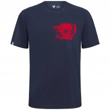 Футболка Washington Capitals Levelwear Navy Focal Blasted