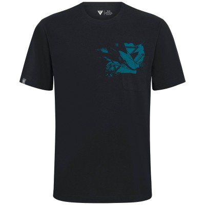 Футболка San Jose Sharks Levelwear Black Focal Blasted