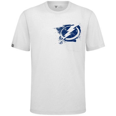 Футболка Tampa Bay Lightning Levelwear White Focal Blasted