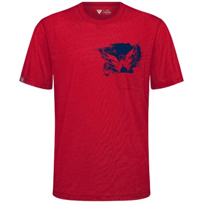 Футболка Washington Capitals Levelwear Red Focal Blasted