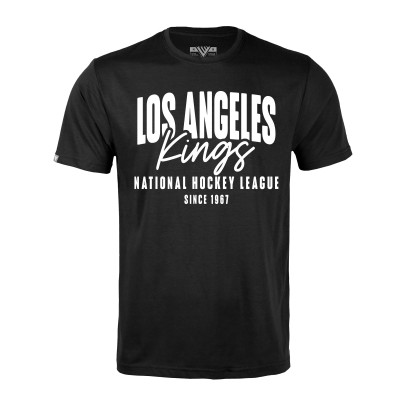 Los Angeles Kings Levelwear Black Richmond Response T-Shirt