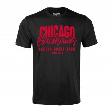 Футболка Chicago Blackhawks Levelwear Black Richmond Response
