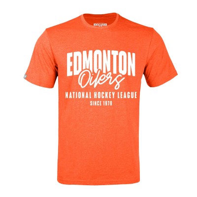 Футболка Edmonton Oilers Levelwear Heather Orange Richmond Response
