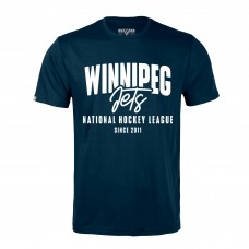 Футболка Winnipeg Jets Levelwear Navy Richmond Response