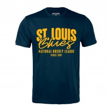 St. Louis Blues Levelwear Navy Richmond Response T-Shirt