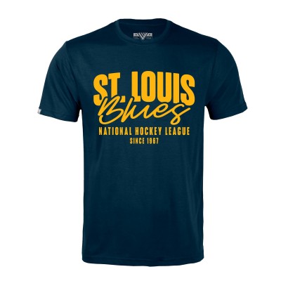 St. Louis Blues Levelwear Navy Richmond Response T-Shirt