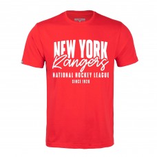 New York Rangers Levelwear Red Richmond Response T-Shirt New York Rangers Levelwear Red Richmond Response T-Shirt