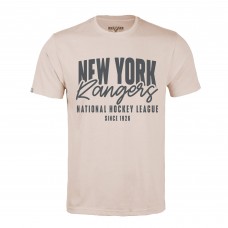 New York Rangers Levelwear Khaki Richmond Response T-Shirt New York Rangers Levelwear Khaki Richmond Response T-Shirt