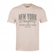 New York Rangers Levelwear Khaki Richmond Response T-Shirt New York Rangers Levelwear Khaki Richmond Response T-Shirt