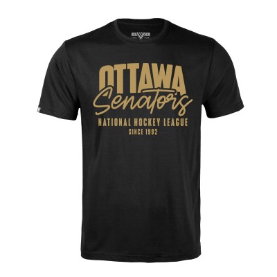 Ottawa Senators Levelwear Black Richmond Response T-Shirt