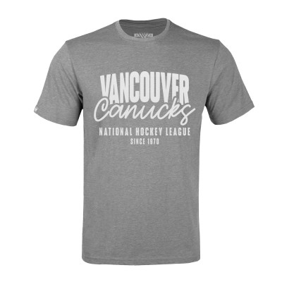 Vancouver Canucks Levelwear Gray Richmond Response T-Shirt